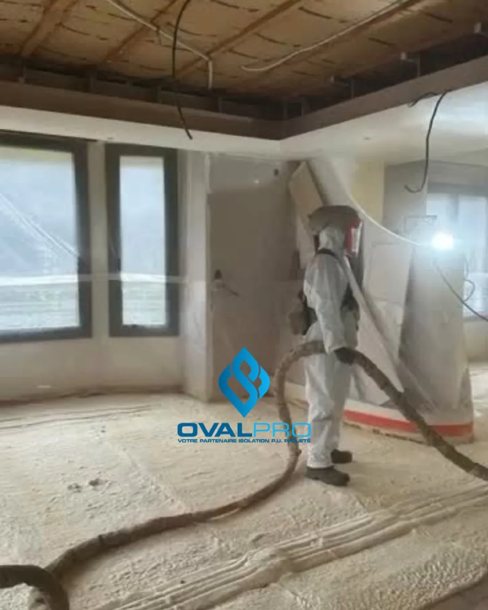 Isolation projetée Ovalpro
